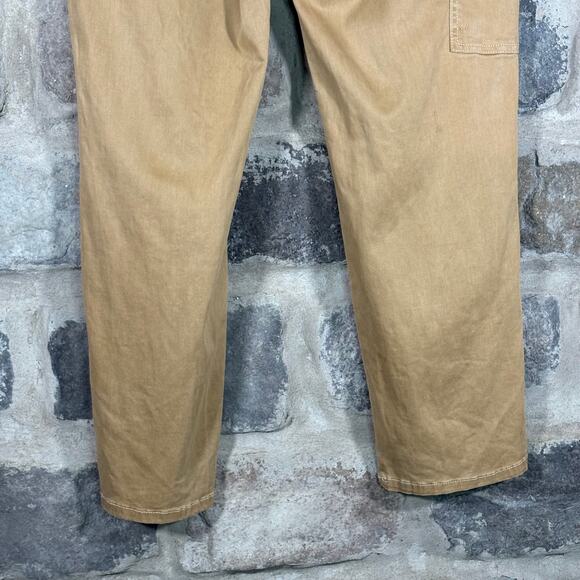 Joie Tan Tencel High Rise Straight Leg Cargo Pants 10 - Picture 7 of 14